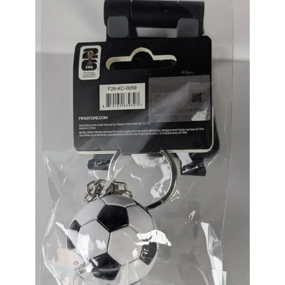 FIFA World Cup 2026 Soccer Ball Keychain Official Licensed F26-KC-0059 New